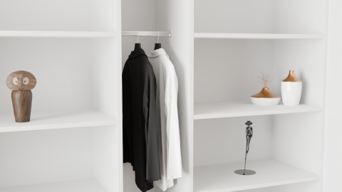 Kitchn Elan Bøjlestang - 36,8 cm. - Sølv